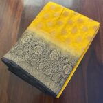 Yellow Banarasi Silk