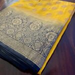 Yellow Banarasi Silk