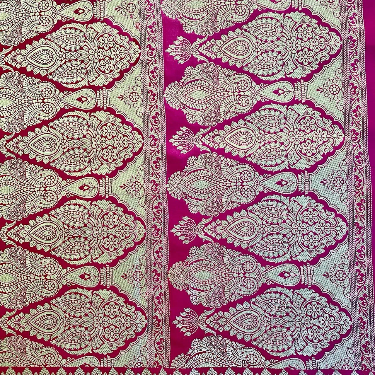 Bright Pink Saree