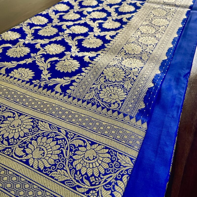 Blue Banarasi Blue Banarasi