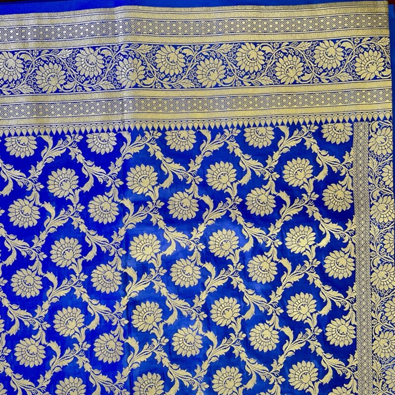 Blue Banarasi Blue Banarasi