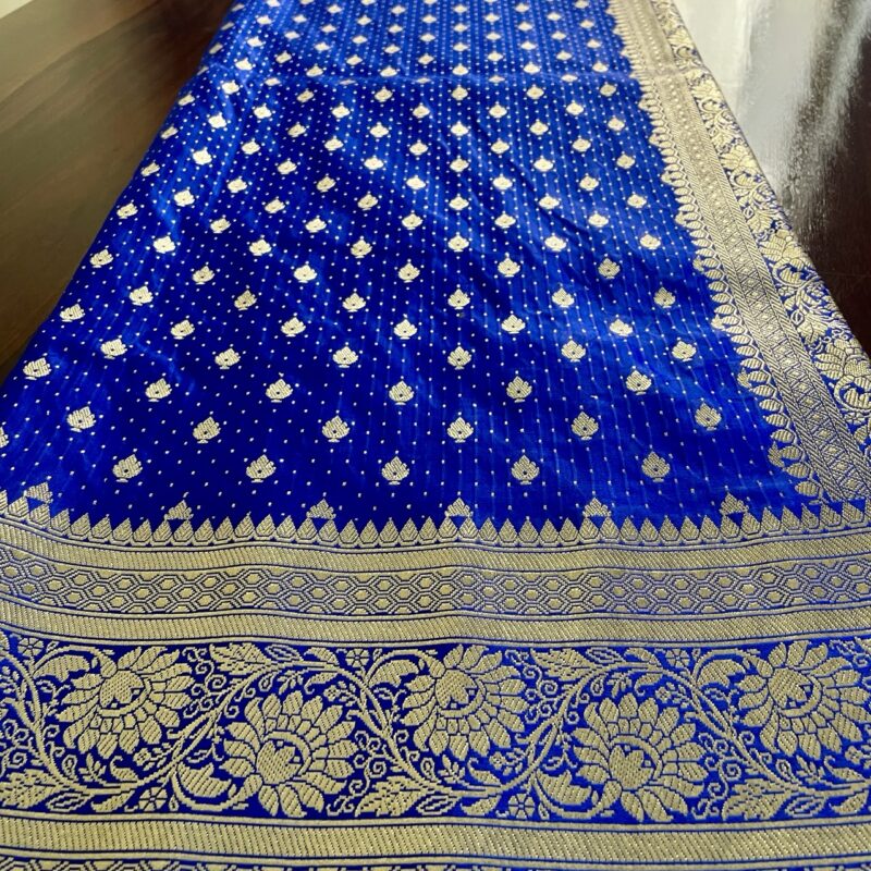 Blue Banarasi Blue Banarasi
