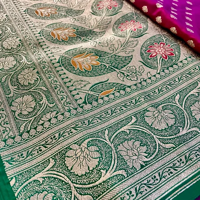 Red Green Banarasi