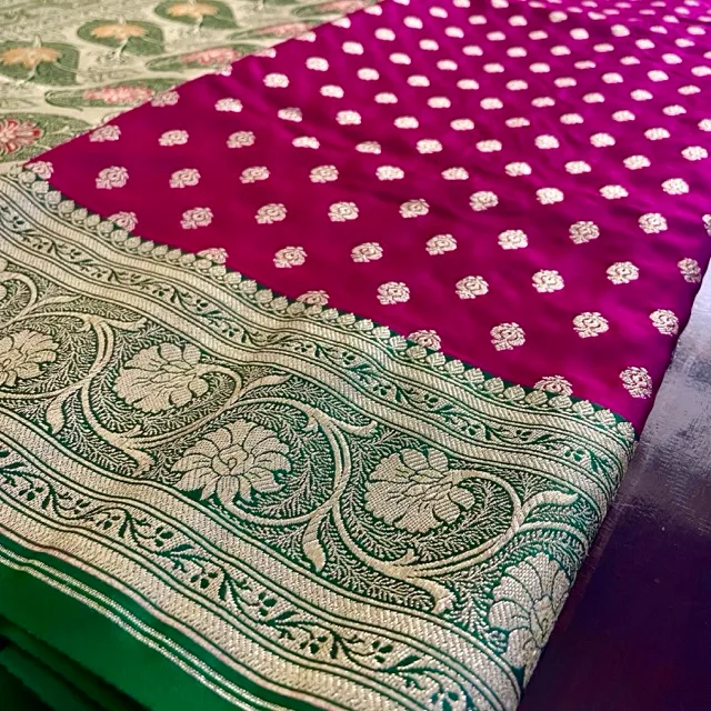 Red Green Banarasi