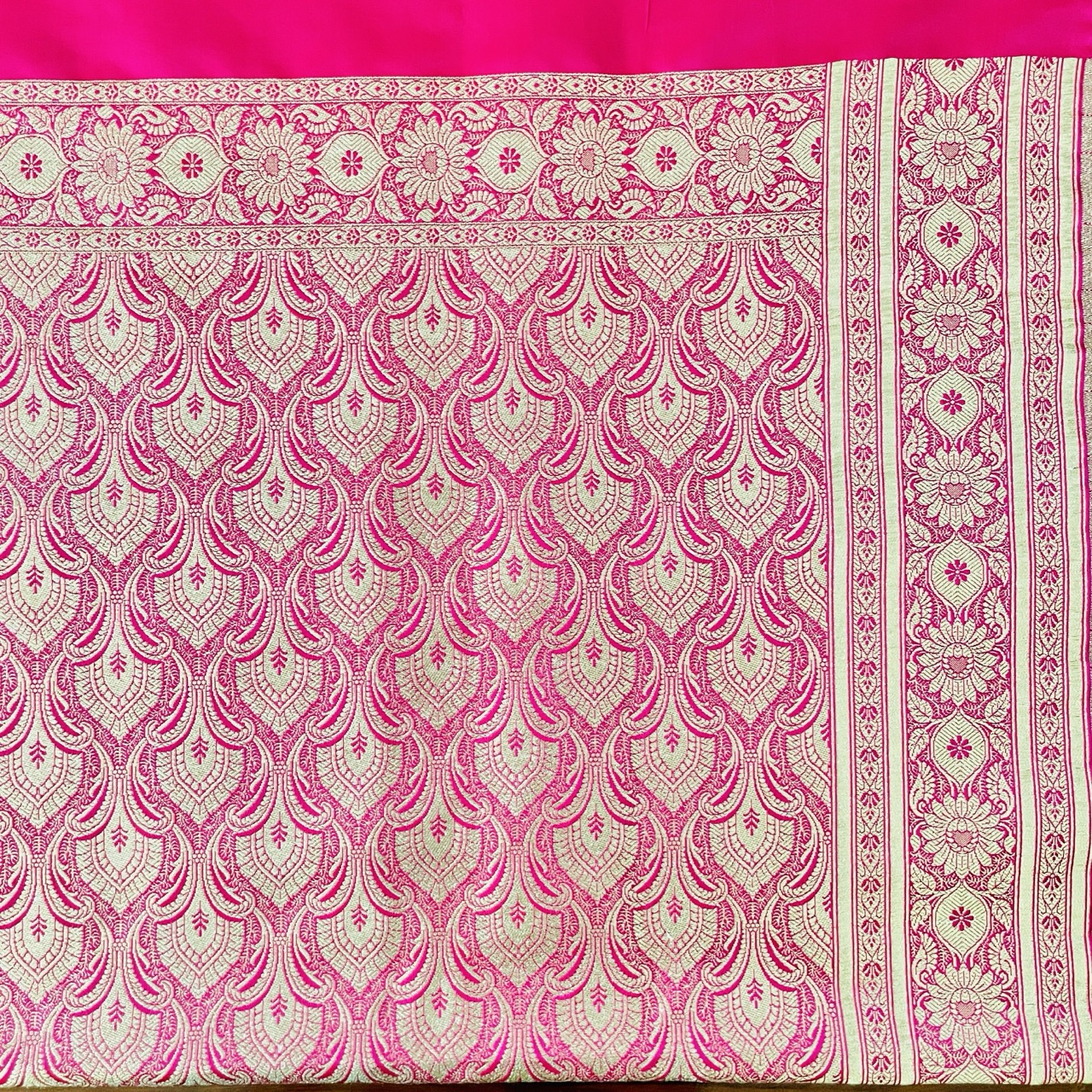 Pink Katan Silk Banarasi