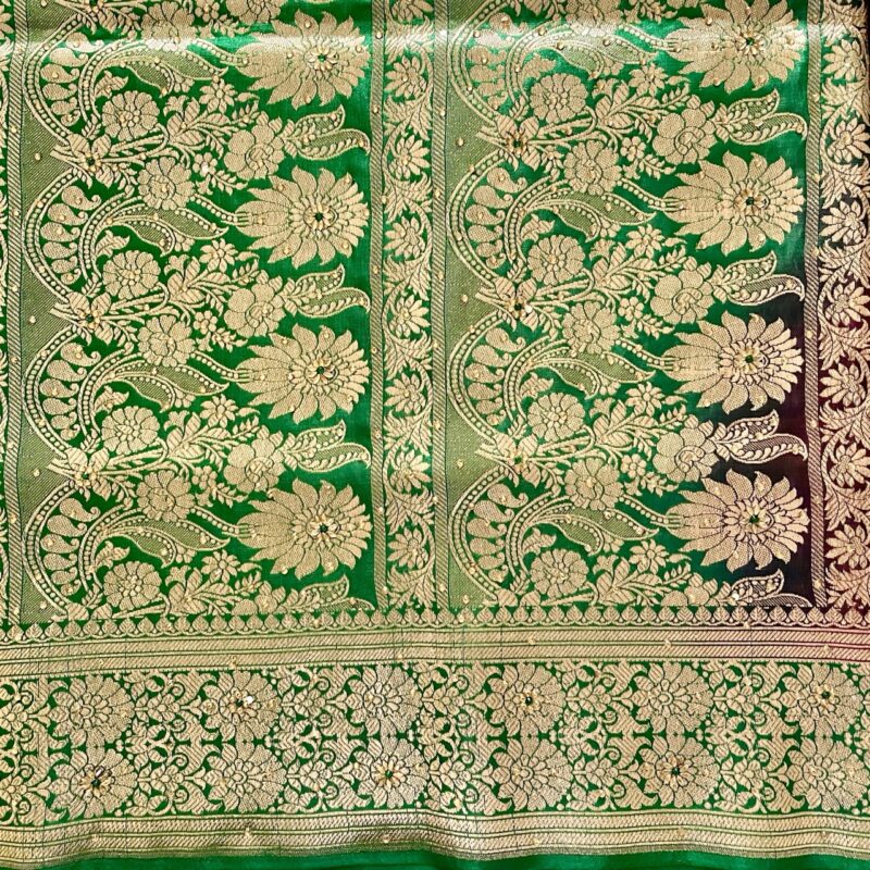 Pink Sea Green Banarasi Pink Sea Green Banarasi