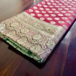 Mauve Pink Green Banarasi
