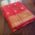 Red Banarasi Silk