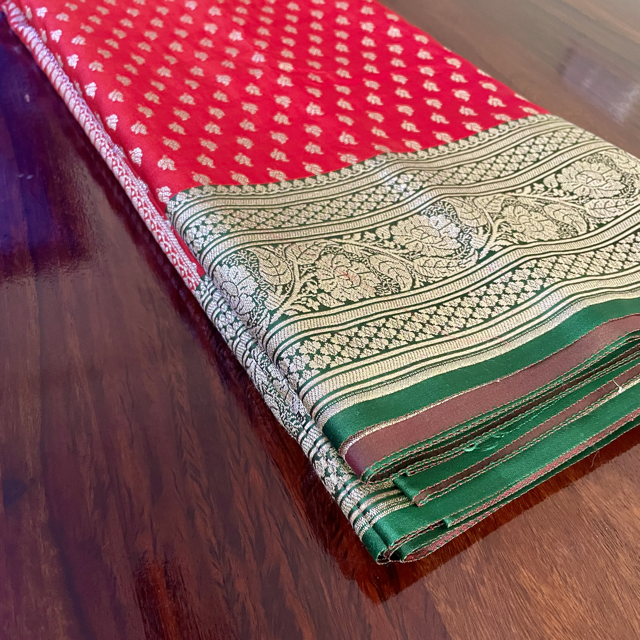 Red Green Banarasi