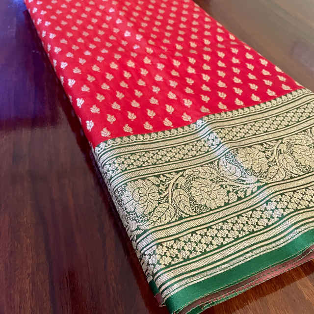 Red Green Banarasi