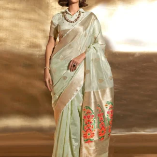Gurkha Woven Design Designer Saree